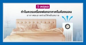 เครื่องฟอกอากาศในห้องนอนจําเป็นไหม ทำไมคุณต้องมี